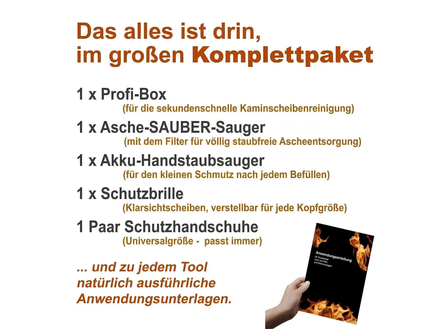 Komplettausstattung Kaminreinigung - ofenerlebnis.de
