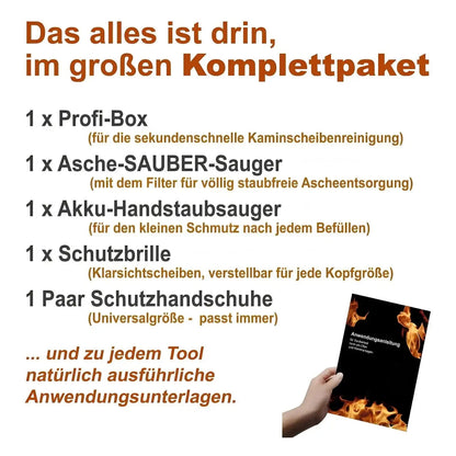 Komplette Sauber-Ausstattung – Vollständige Inhaltsübersicht des Komplettpakets