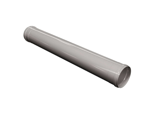 Längenelement 1080 mm mit Doppelmuffe - einwandig - eka edelstahlkamine complex E