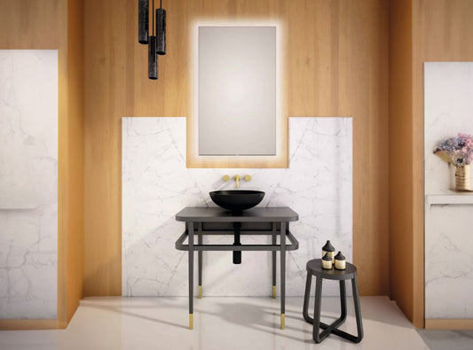 Montana – Rechteck Wandspiegel mit LED - Ofenerlebnis.de