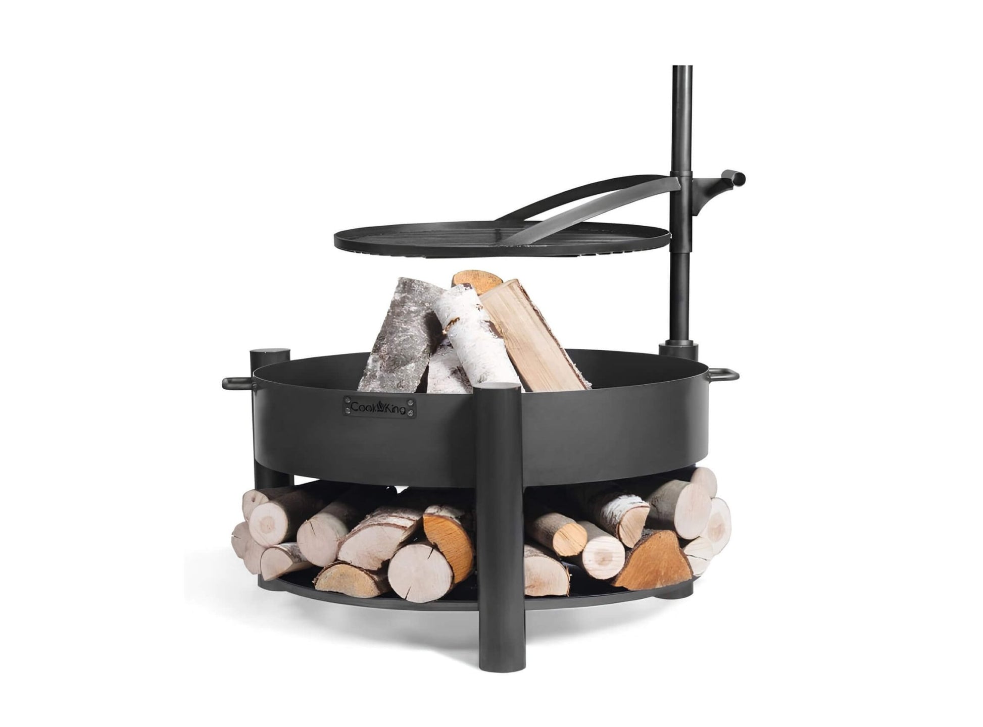 Multifunktionale Feuerschale MONTANA X 60 cm mit Grillrost 50 cm