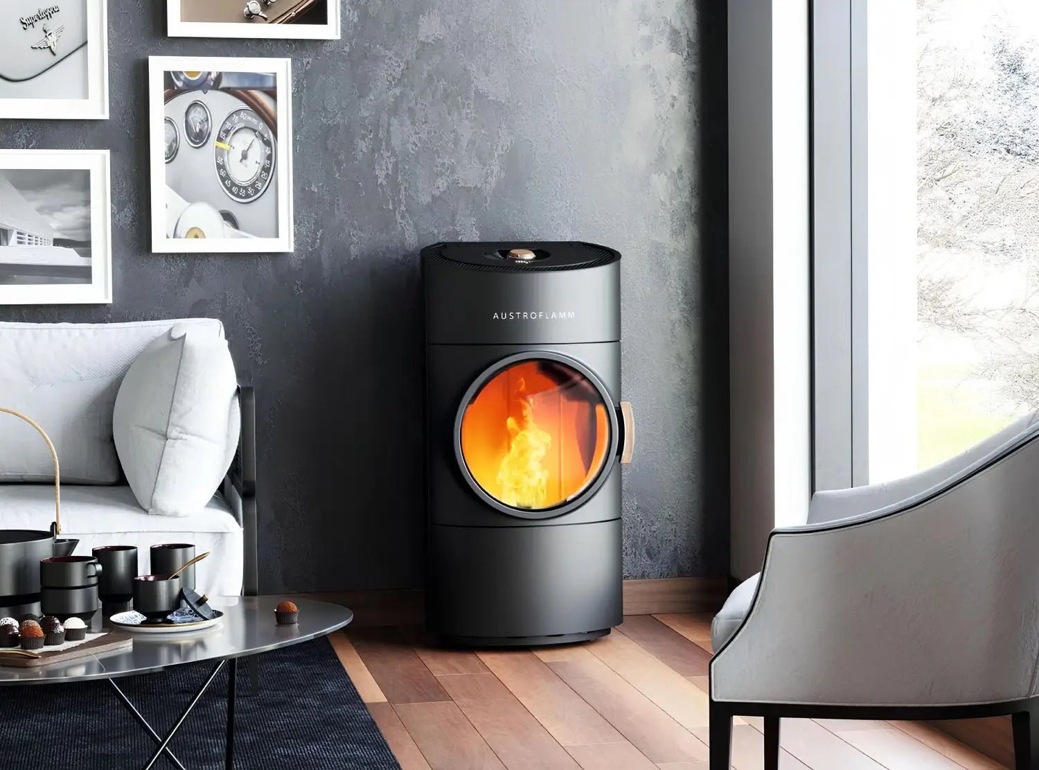 Pelletofen Austroflamm Clou Compact Pellet - ofenerlebnis.de