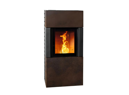 Pelletofen Austroflamm Percy Iron Corton - ofenerlebnis.de
