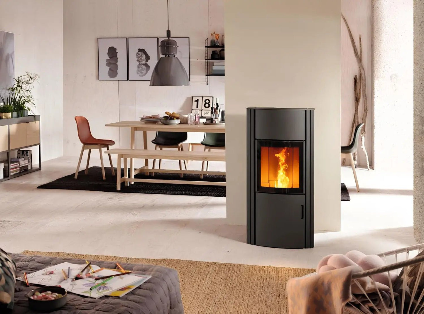 Pelletofen Austroflamm Polly 2.0 Stahl - Ofenerlebnis.de