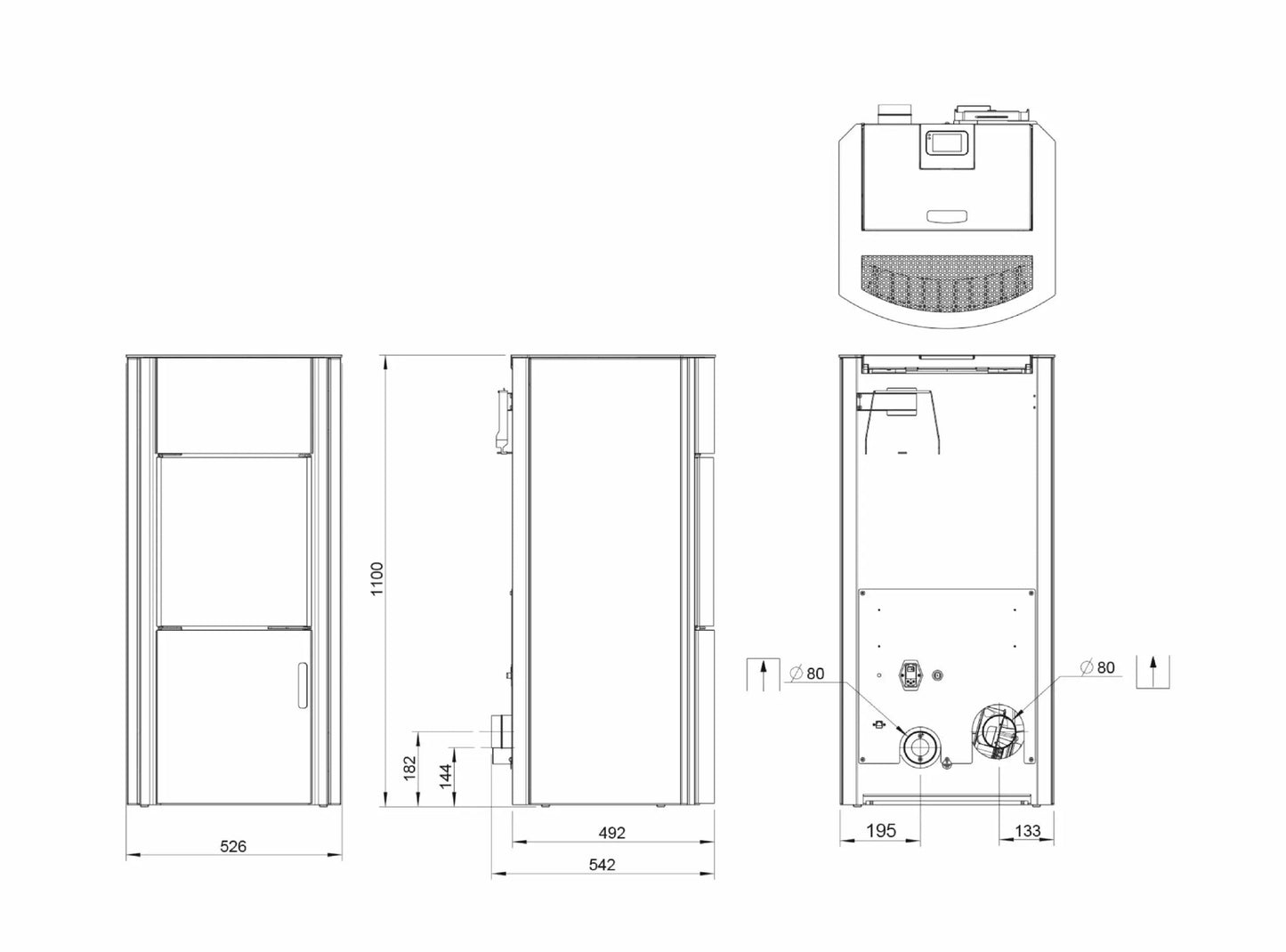 Pelletofen Austroflamm Polly light - ofenerlebnis.de