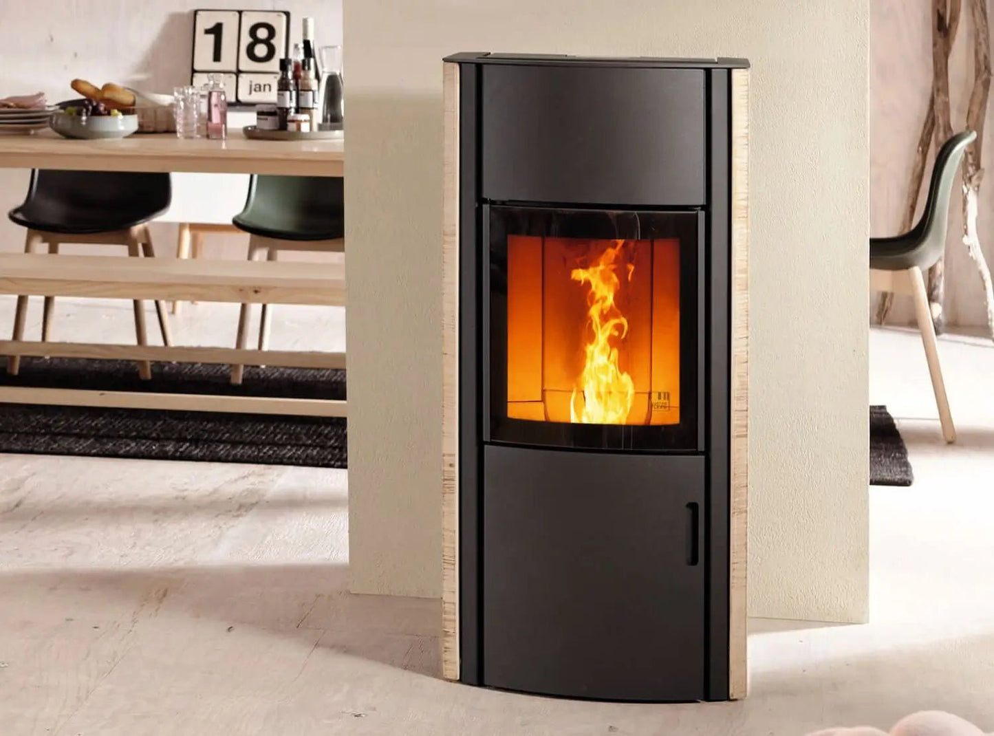 Pelletofen Austroflamm Polly 2.0 Keramik - Ofenerlebnis.de