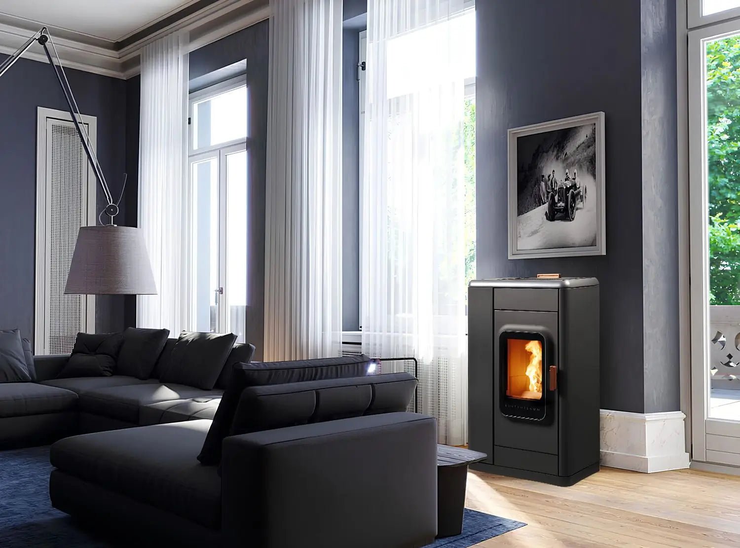 austroflamm-ruby-pelletofen-stahl-schwarz - ofenerlebnis.de