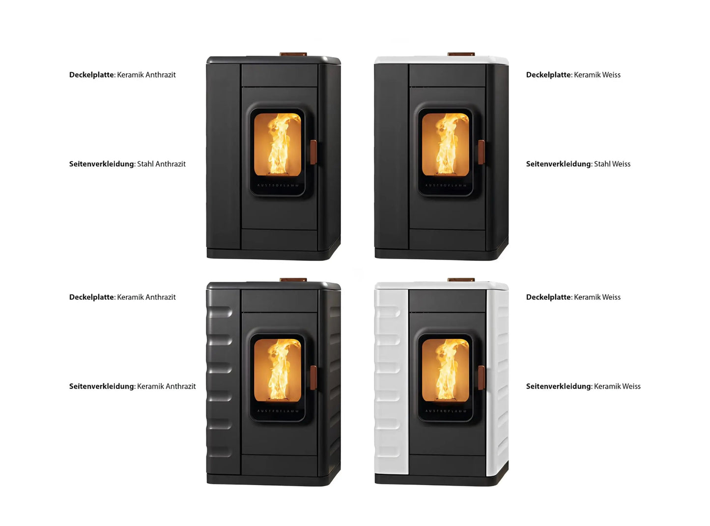 Pelletofen Austroflamm Ruby alle Modelle - Ofenerlebnis.de 