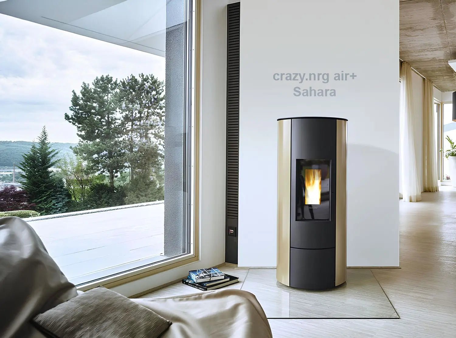 Pelletofen Wodtke crazy.nrg air+ Sahara - ofenerlebnis.de