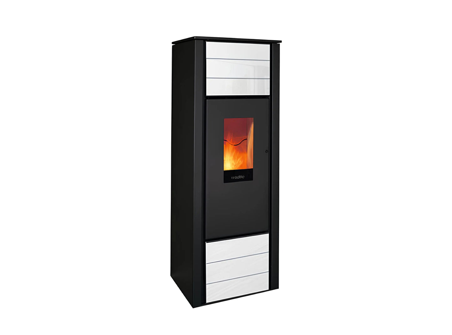 Pelletofen Wodtke family.nrg air+ Glas white - ofenerlebnis.de