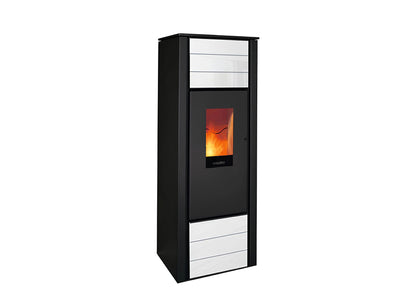 Pelletofen Wodtke family.nrg air+ Glas white - ofenerlebnis.de