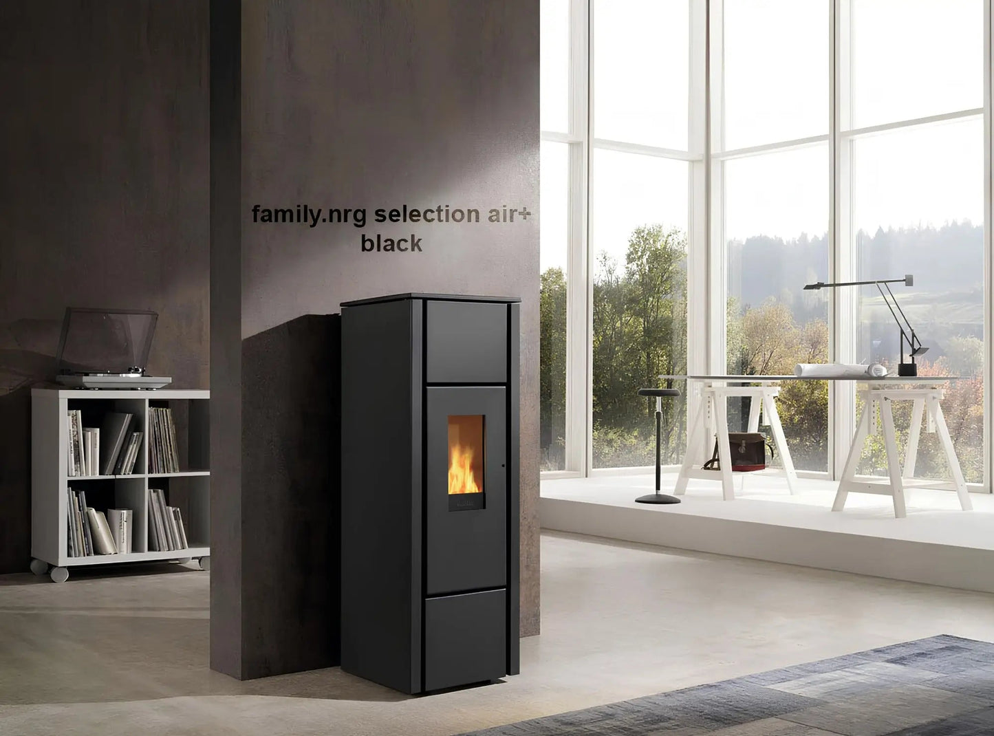 Pelletofen Wodtke family.nrg selection air+ black - ofenerlebnis.de