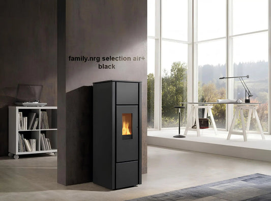 Pelletofen Wodtke family.nrg selection air+ black - ofenerlebnis.de