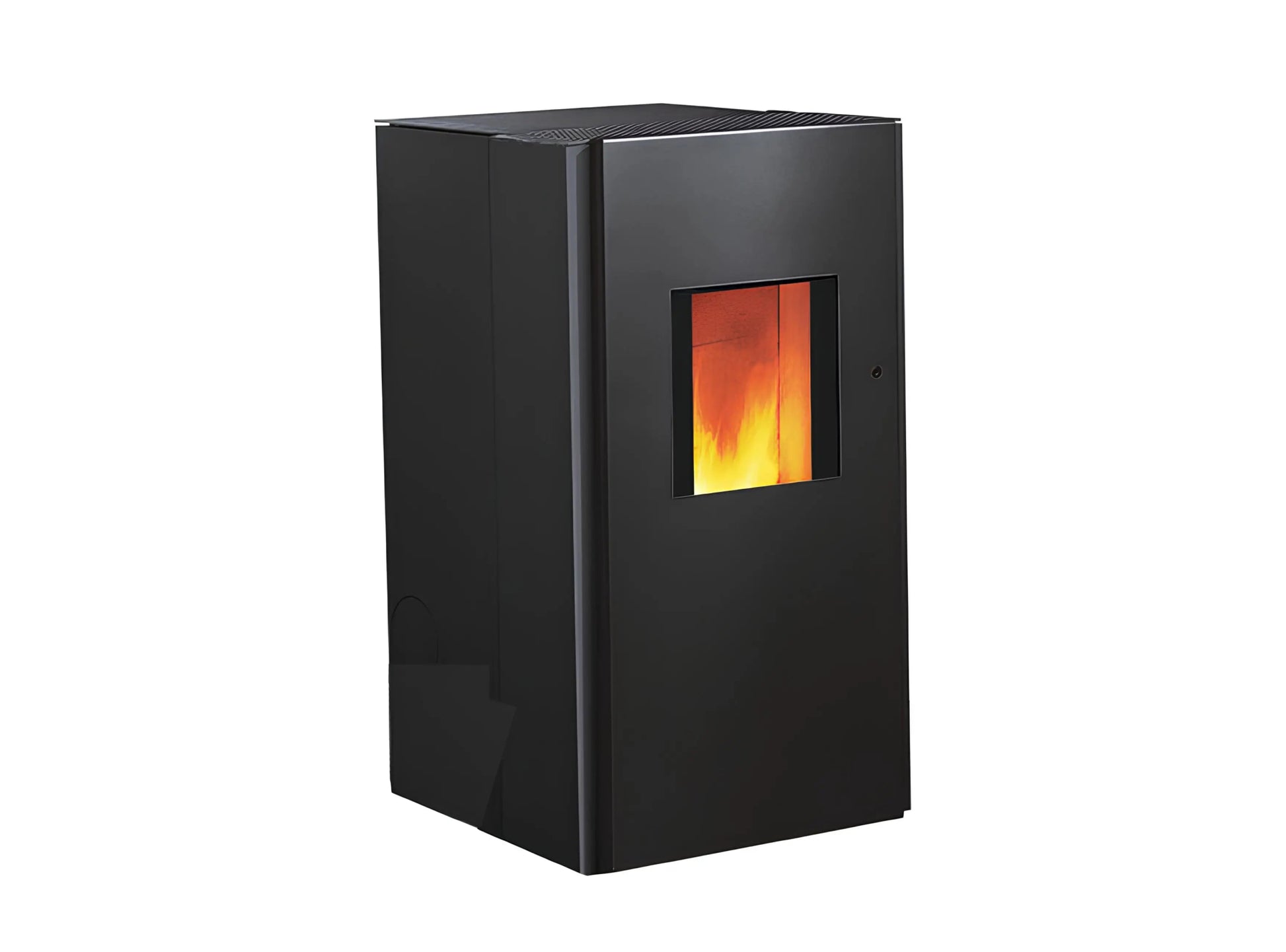 Pelletofen Wodtke Frank water+ wasserführend in schwarz - ofenerlebnis.de