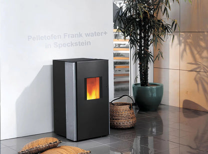 Pelletofen Wodtke Frank water+ wasserführend in Speckstein - ofenerlebnis.de