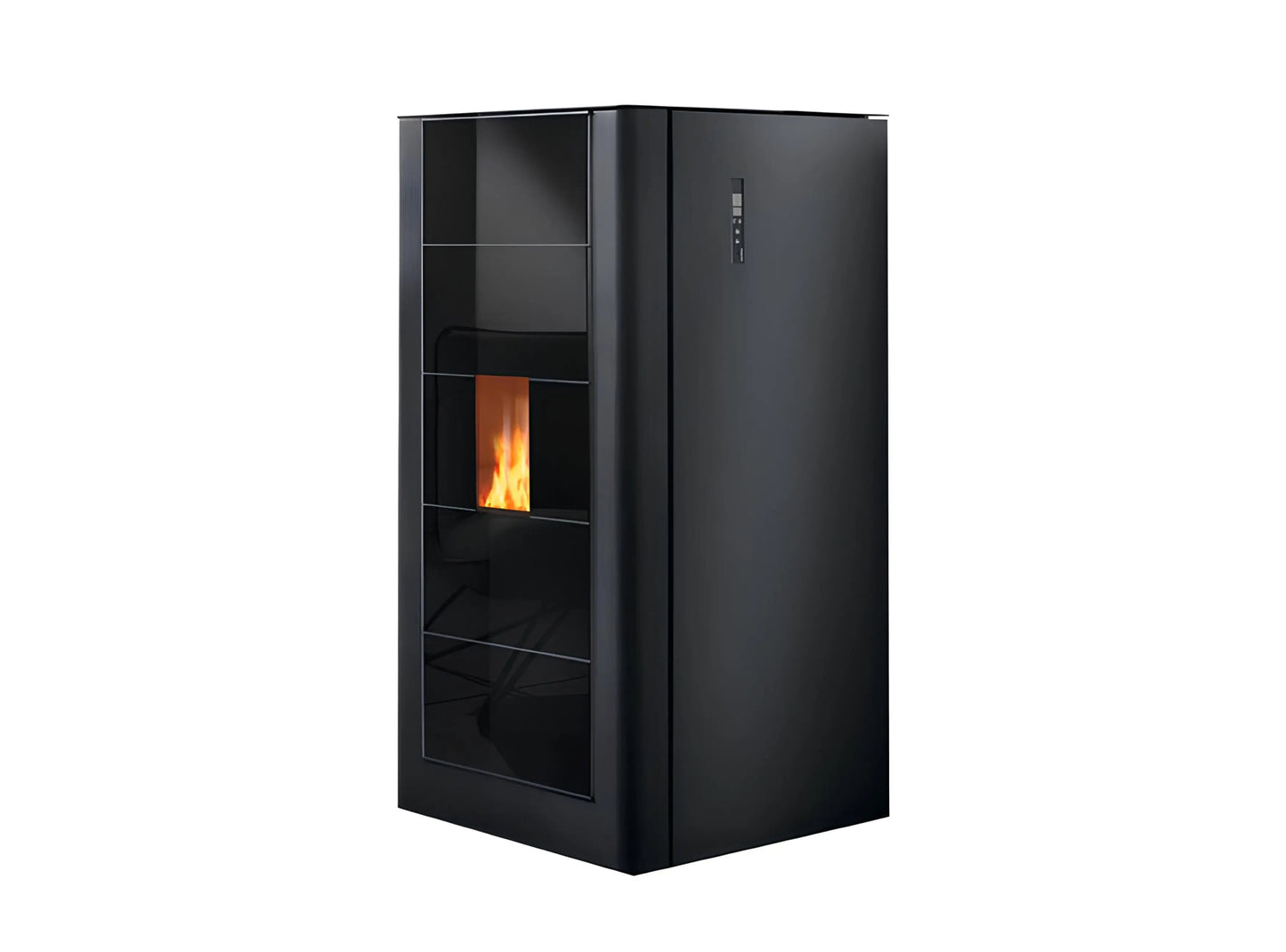 Pelletofen Wodtke ivo.smart water+ wasserführend black - ofenerlebnis.de