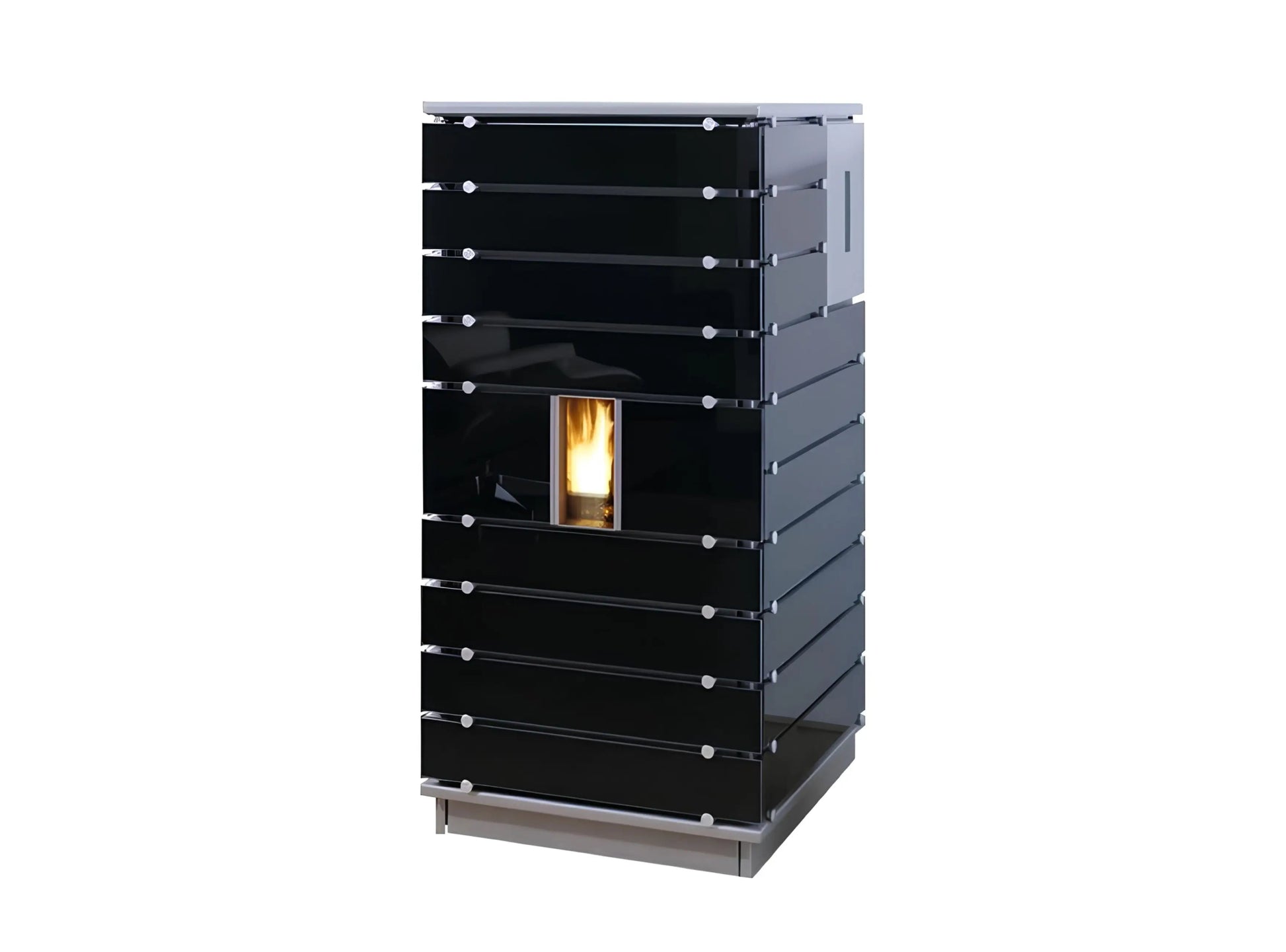 Pelletofen Wodtke ivo.tec water+ wasserführend black - ofenerlebnis.de