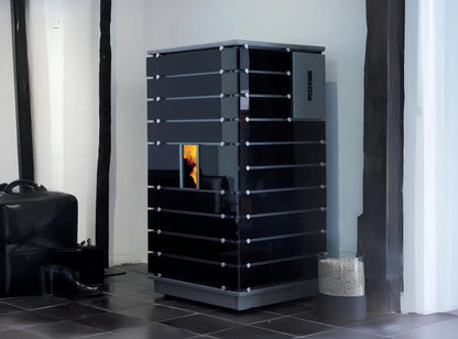 Pelletofen Wodtke ivo.tec water+ wasserführend black - ofenerlebnis.de