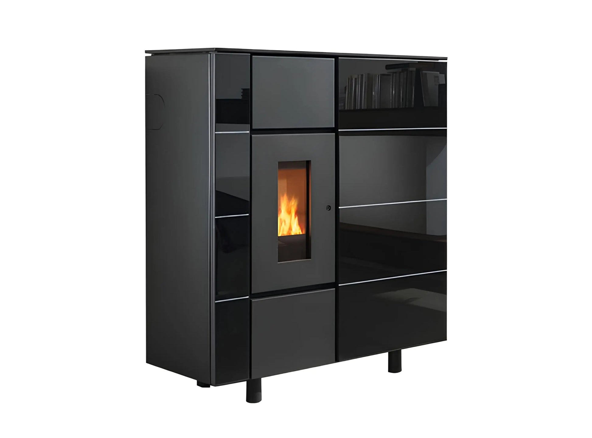 Pelletofen Wodtke ixbase air+ Glas Black - ofenerlebnis.de