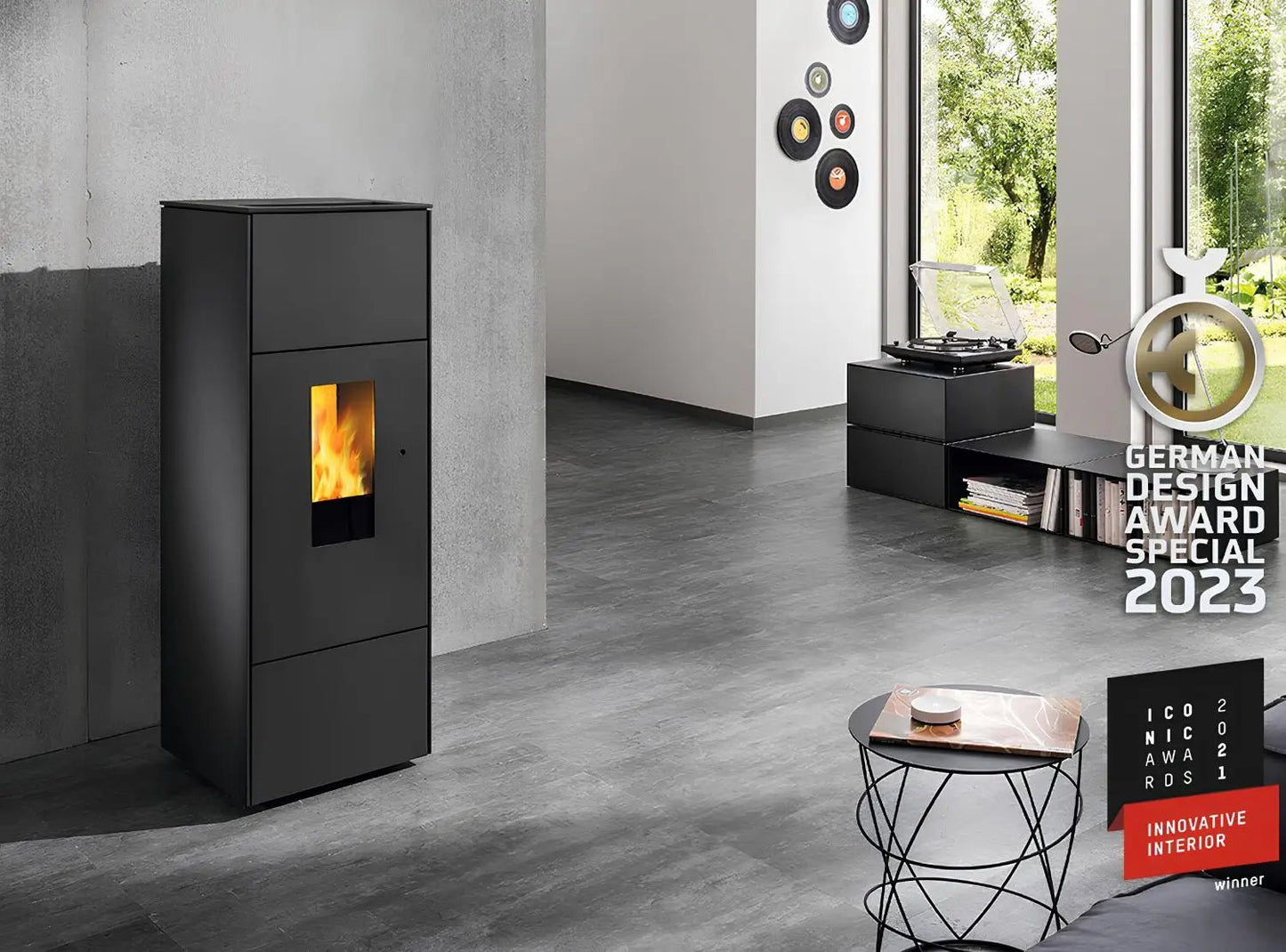 Pelletofen Wodtke Shogun air+ black - Ofenerlebnis.de