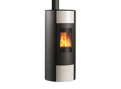 Pelletofen Wodtke soleo.nrg V12 air+ Keramik white-silk - ofenerlebnis.de