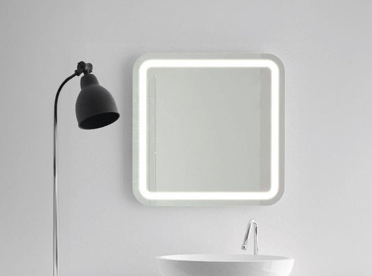 Perfect – Rechteck Wandspiegel mit LED - Leuchtband - Ofenerlebnis.de