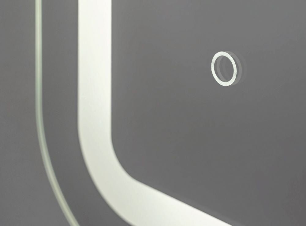 Perfect – Wandspiegel mit Berührungsschalter und LED - Leuchtband - Ofenerlebnis.de