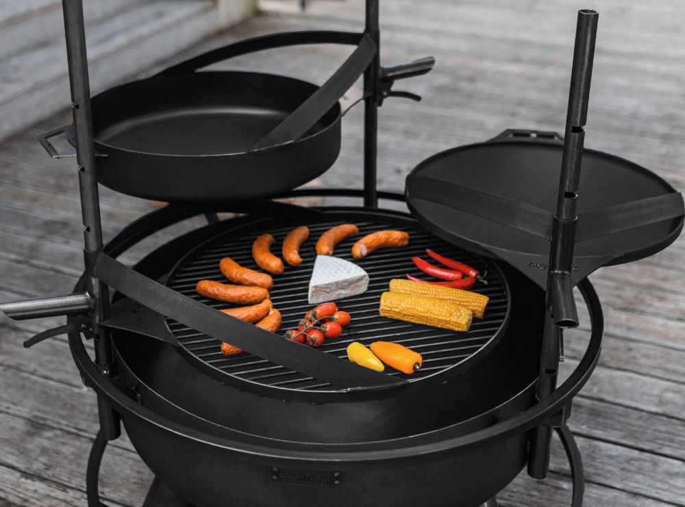 Pfanne aus natürlichem Stahl, 50 cm - Ofenerlebnis.de