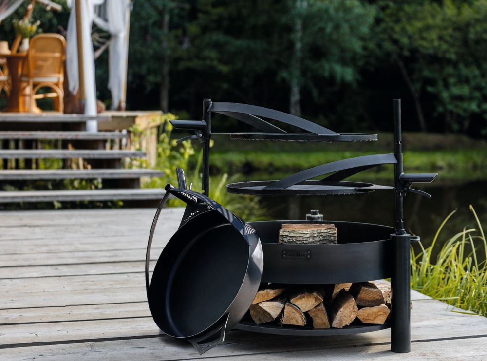 Pfanne aus natürlichem Stahl, 50 cm - Ofenerlebnis.de