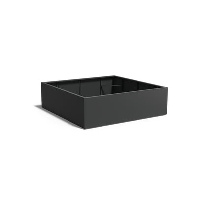 Pflanzkübel ADEZZ CARREZ quadratisch mit boden 200 × 200 × 60 cm aus Aluminium – Modellabbildung