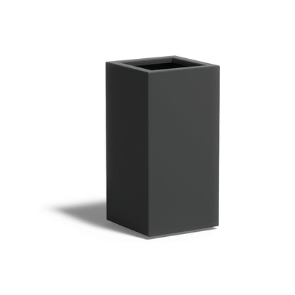 Pflanzkübel ADEZZ CARREZ quadratisch mit boden 40 × 40 × 80 cm aus Aluminium – Modellabbildung