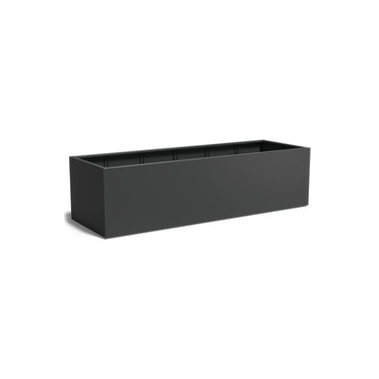 Pflanzkübel ADEZZ CARREZ rechteckig mit boden 300 × 100 × 80 cm aus Aluminium – Modellabbildung