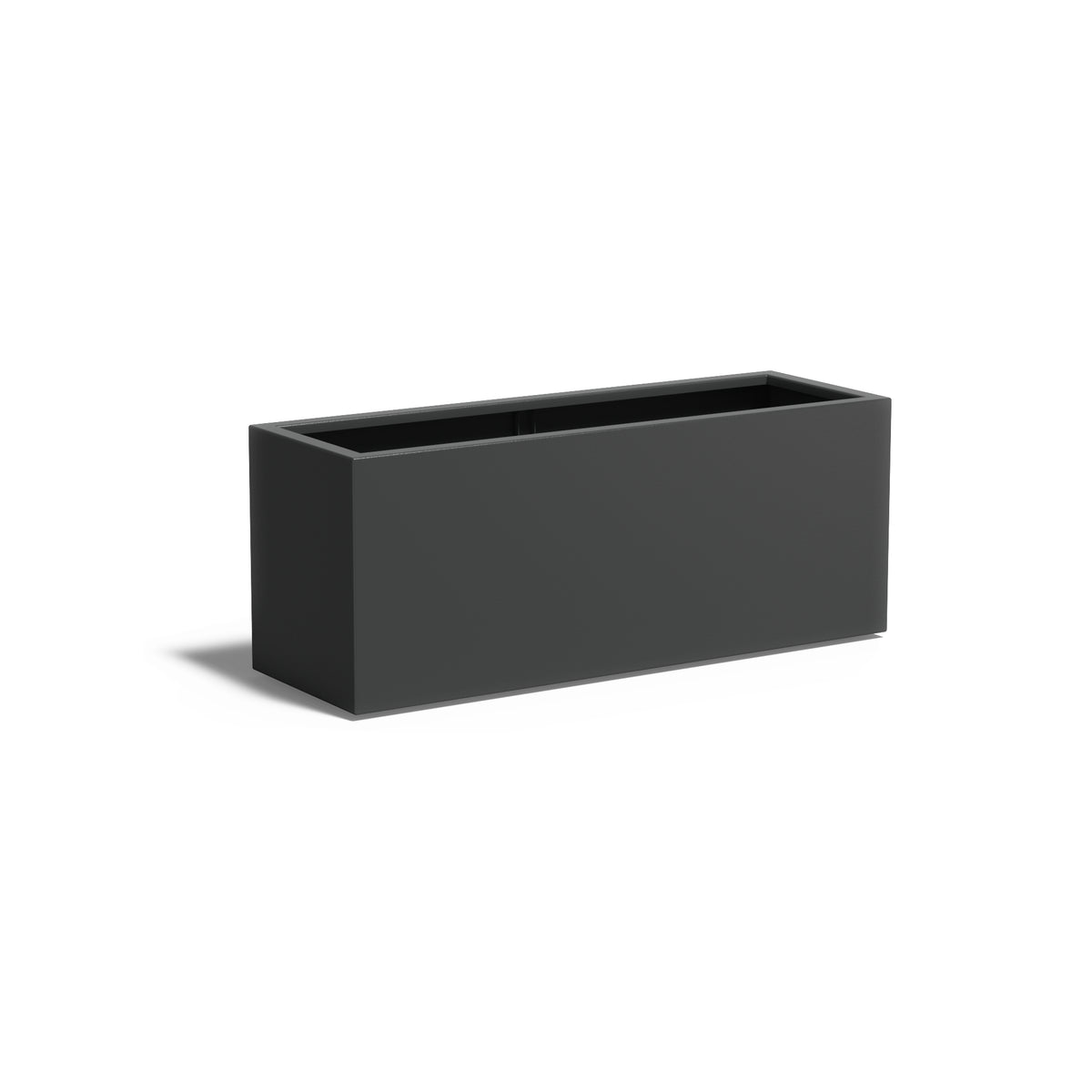 Pflanzkübel ADEZZ CARREZ rechteckig mit boden 150 × 50 × 60 cm aus Aluminium – Modellabbildung
