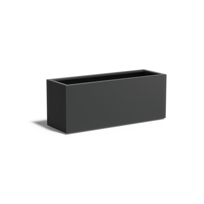 Pflanzkübel ADEZZ CARREZ rechteckig mit boden 150 × 50 × 60 cm aus Aluminium – Modellabbildung