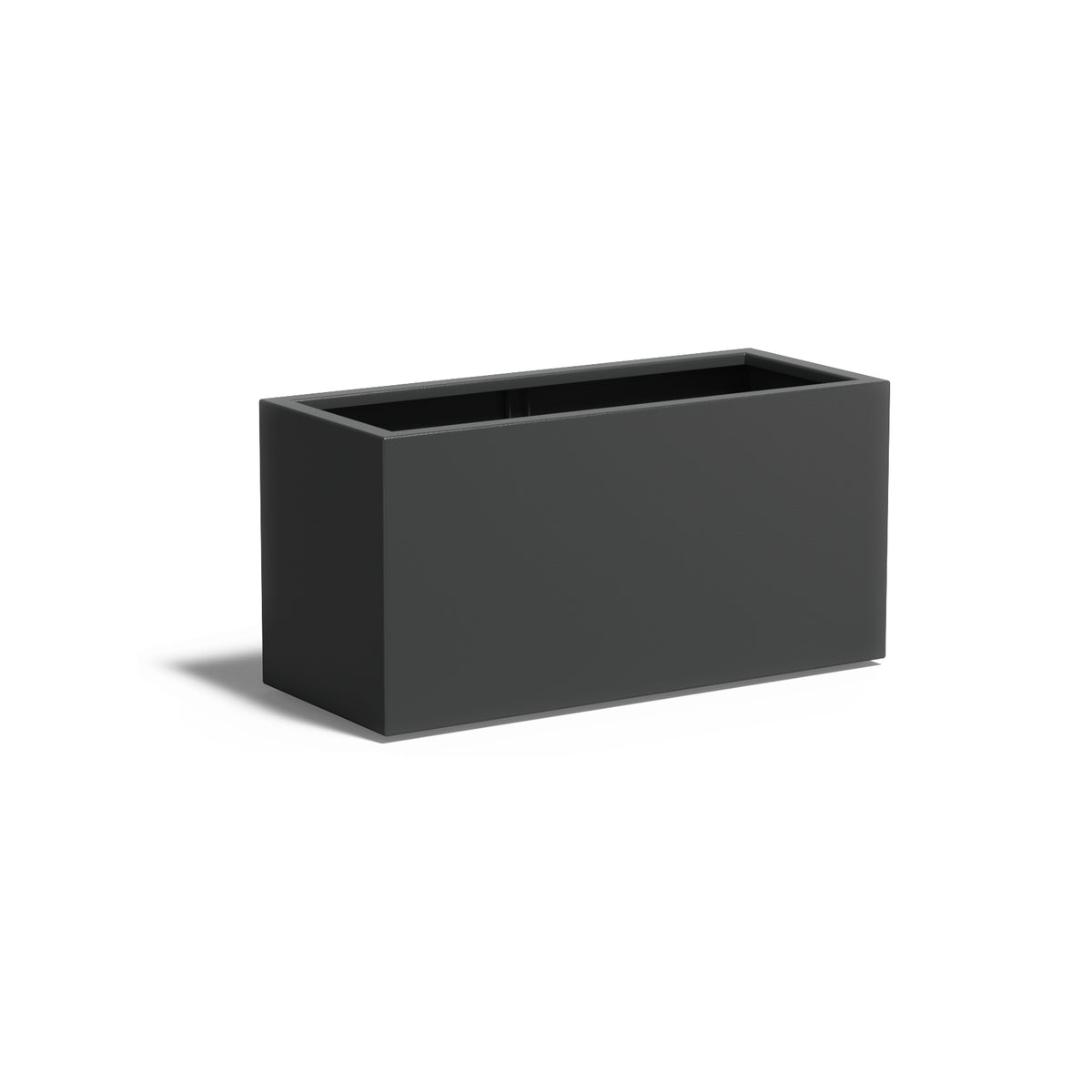 Pflanzkübel ADEZZ CARREZ rechteckig mit boden 120 × 50 × 60 cm aus Aluminium – Modellabbildung