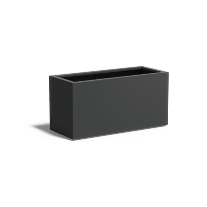 Pflanzkübel ADEZZ CARREZ rechteckig mit boden 120 × 50 × 60 cm aus Aluminium – Modellabbildung