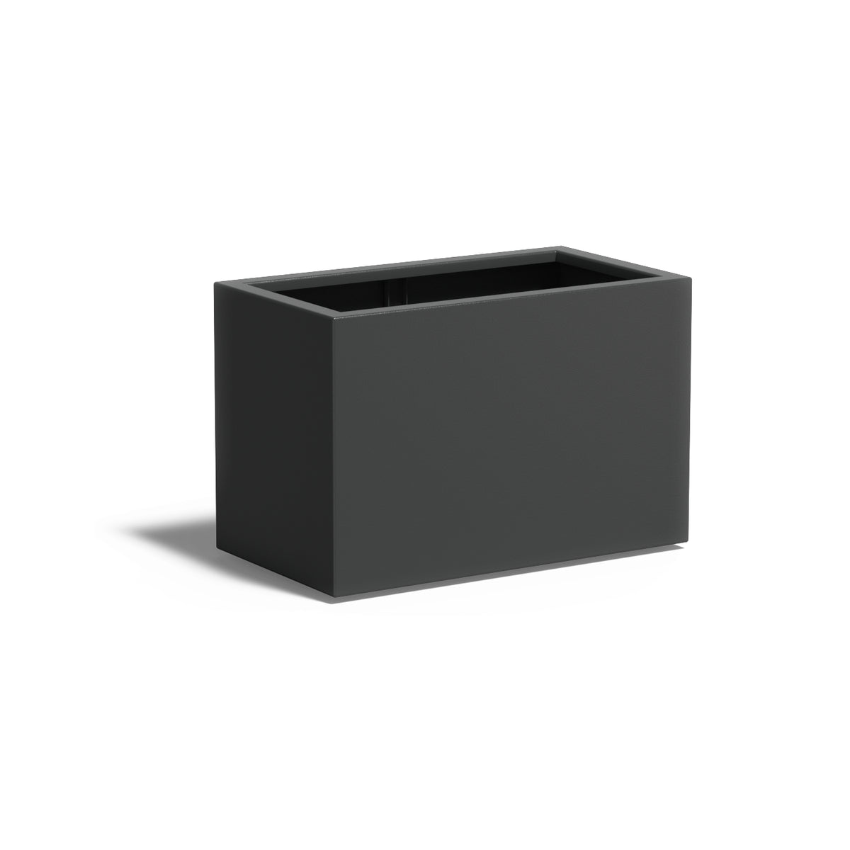 Pflanzkübel ADEZZ CARREZ rechteckig mit boden 90 × 50 × 60 cm aus Aluminium – Modellabbildung