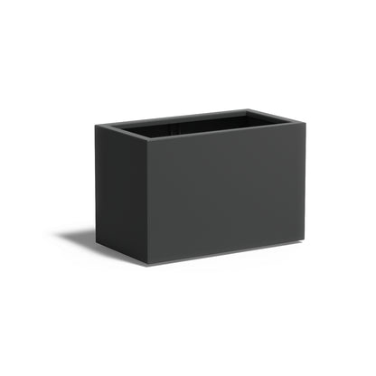 Pflanzkübel ADEZZ CARREZ rechteckig mit boden 90 × 50 × 60 cm aus Aluminium – Modellabbildung