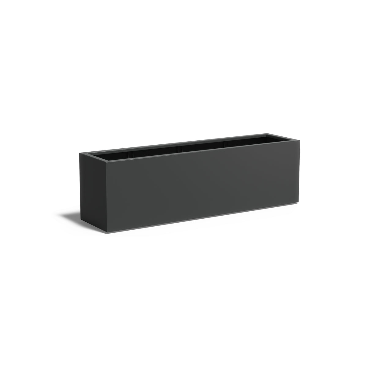 Pflanzkübel ADEZZ CARREZ rechteckig mit boden 200 × 50 × 60 cm aus Aluminium – Modellabbildung