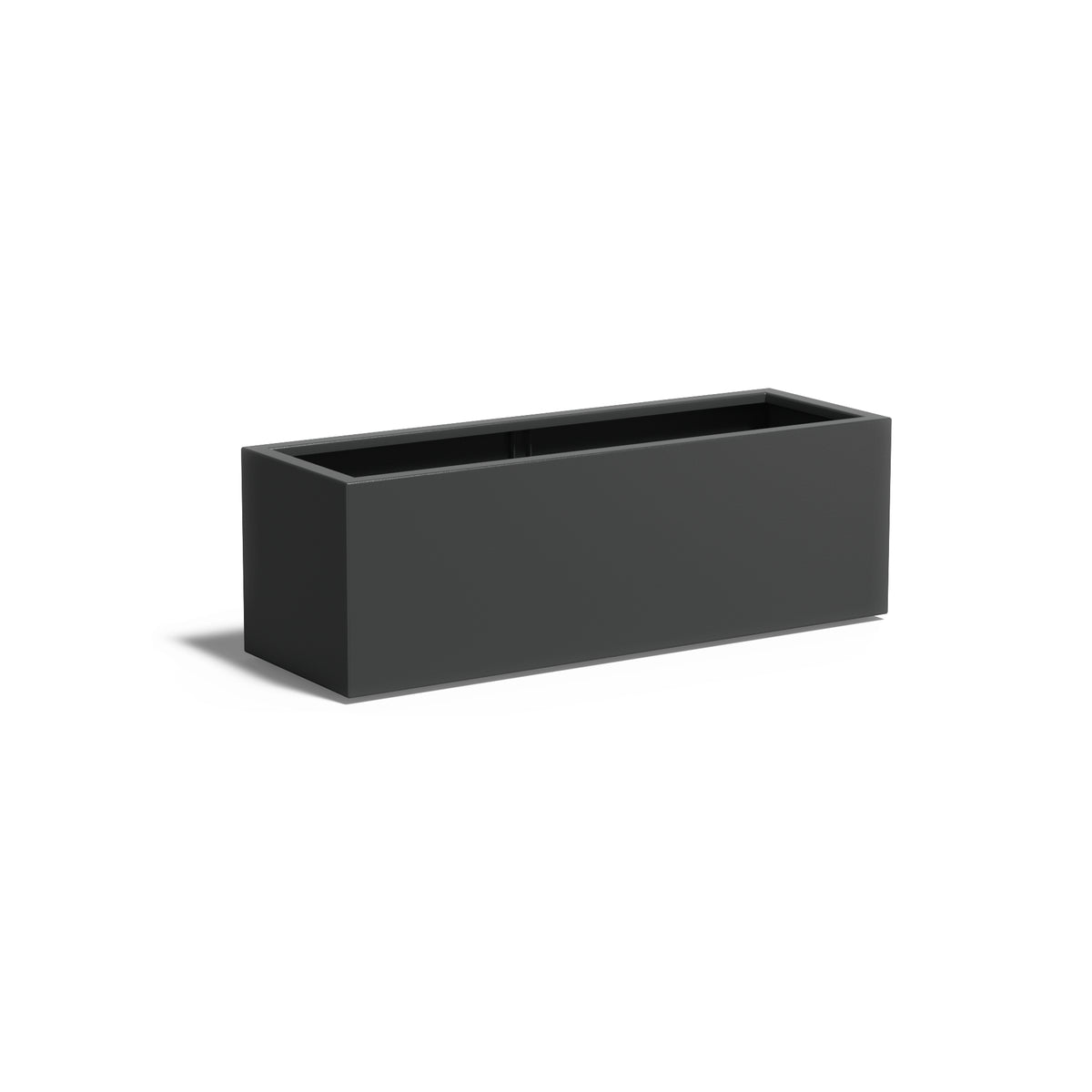 Pflanzkübel ADEZZ CARREZ rechteckig mit boden 150 × 50 × 50 cm aus Aluminium – Modellabbildung