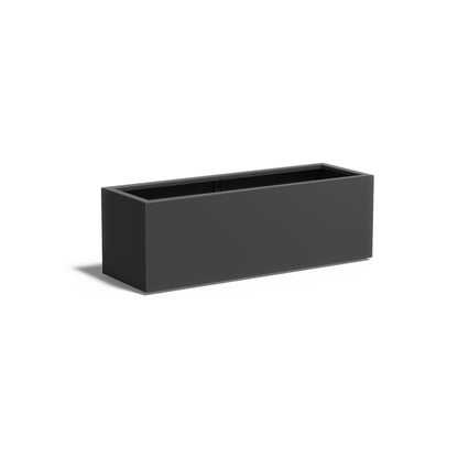 Pflanzkübel ADEZZ CARREZ rechteckig mit boden 150 × 50 × 50 cm aus Aluminium – Modellabbildung