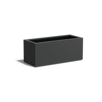 Pflanzkübel ADEZZ CARREZ rechteckig mit boden 120 × 50 × 50 cm aus Aluminium – Modellabbildung
