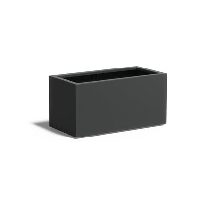 Pflanzkübel ADEZZ CARREZ rechteckig mit boden 100 × 50 × 50 cm aus Aluminium – Modellabbildung