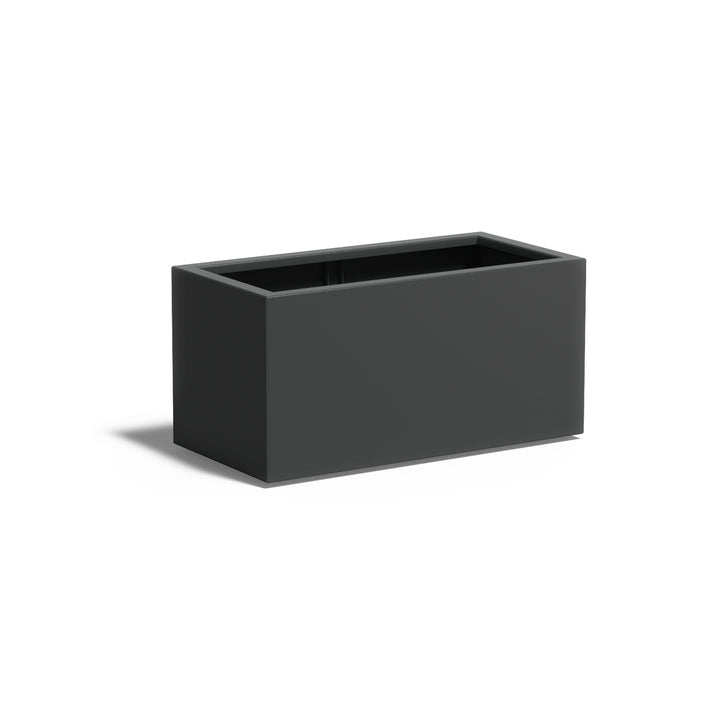 Pflanzkübel ADEZZ CARREZ rechteckig mit boden 100 × 50 × 50 cm aus Aluminium – Modellabbildung
