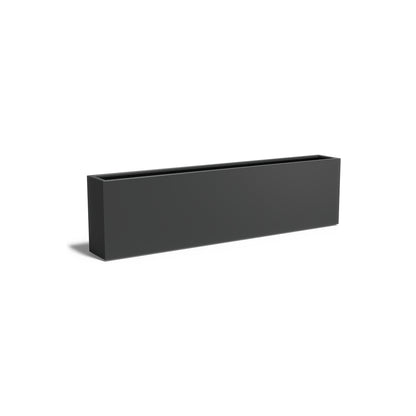 Pflanzkübel ADEZZ CARREZ rechteckig mit boden 300 × 40 × 80 cm aus Aluminium – Modellabbildung