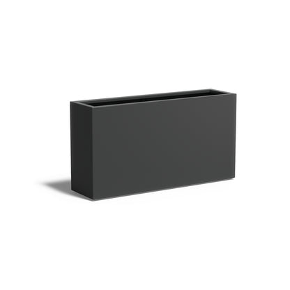 Pflanzkübel ADEZZ CARREZ rechteckig mit boden 150 × 40 × 80 cm aus Aluminium – Modellabbildung