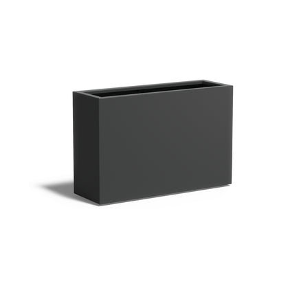 Pflanzkübel ADEZZ CARREZ rechteckig mit boden 120 × 40 × 80 cm aus Aluminium – Modellabbildung