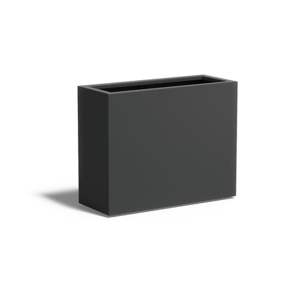 Pflanzkübel ADEZZ CARREZ rechteckig mit boden 100 × 40 × 80 cm aus Aluminium – Modellabbildung