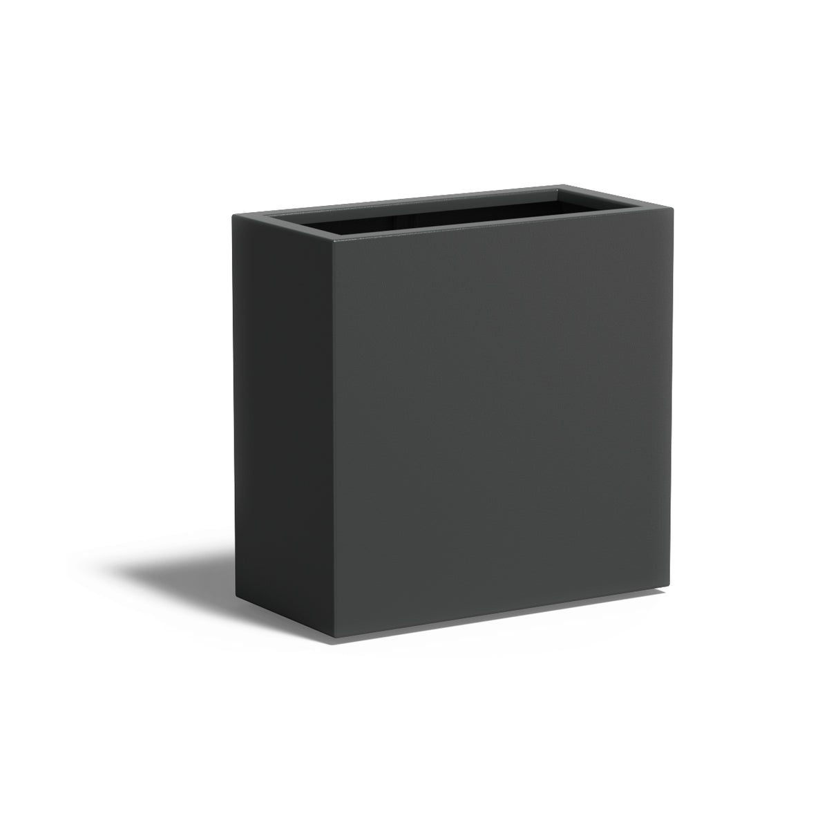 Pflanzkübel ADEZZ CARREZ rechteckig mit boden 80 × 40 × 80 cm aus Aluminium – Modellabbildung