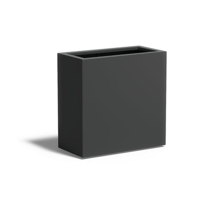 Pflanzkübel ADEZZ CARREZ rechteckig mit boden 80 × 40 × 80 cm aus Aluminium – Modellabbildung